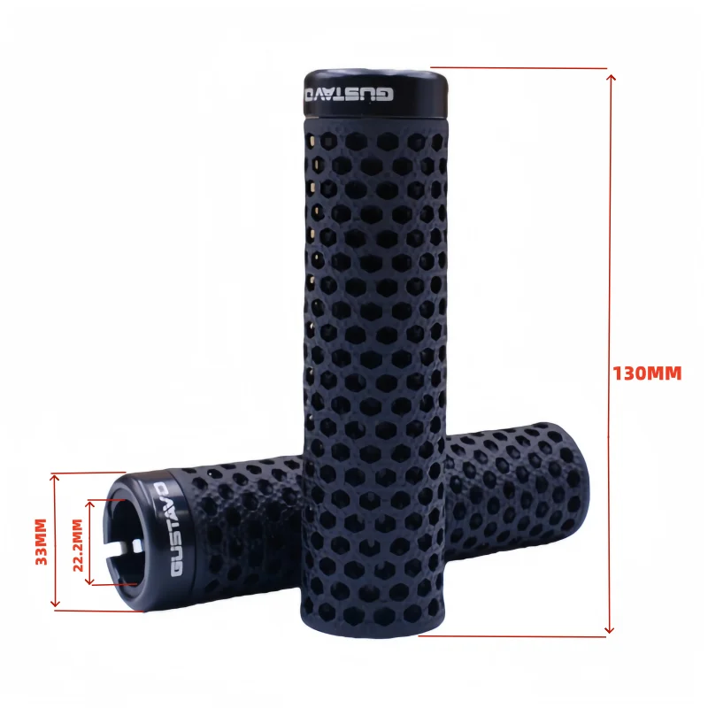 GUSTAVO 3D-gedruckte Fahrradgriffe MTB Mountainbike SHOCK Absorption Lenkerabdeckung Griffe – Detail 1