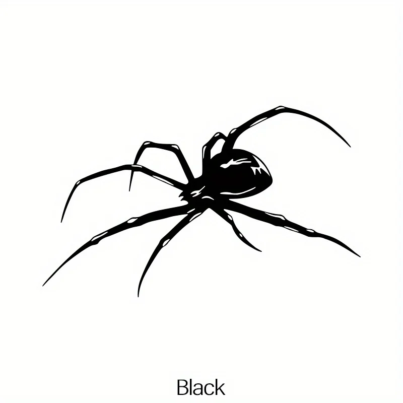 Trendy Spider - Themed Sticker, Suitable for Car Trunks, Laptop Decals, Bike Frames, Highlighting Your Love for Spiders