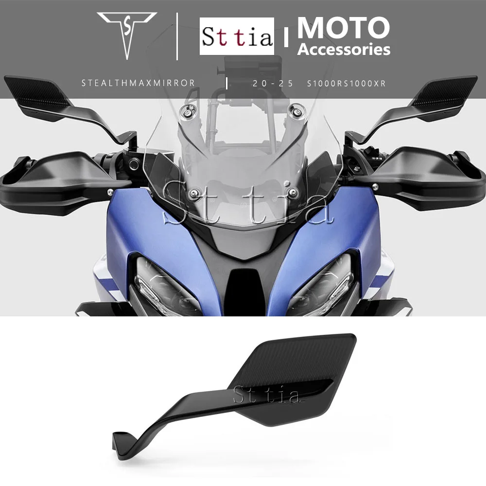 New Motorcycle Accessories Side-Mirror For BMW S1000R s1000r S1000XR S 1000XR 2020-2026 Wind Wing Side Rearview Reversing Mirror