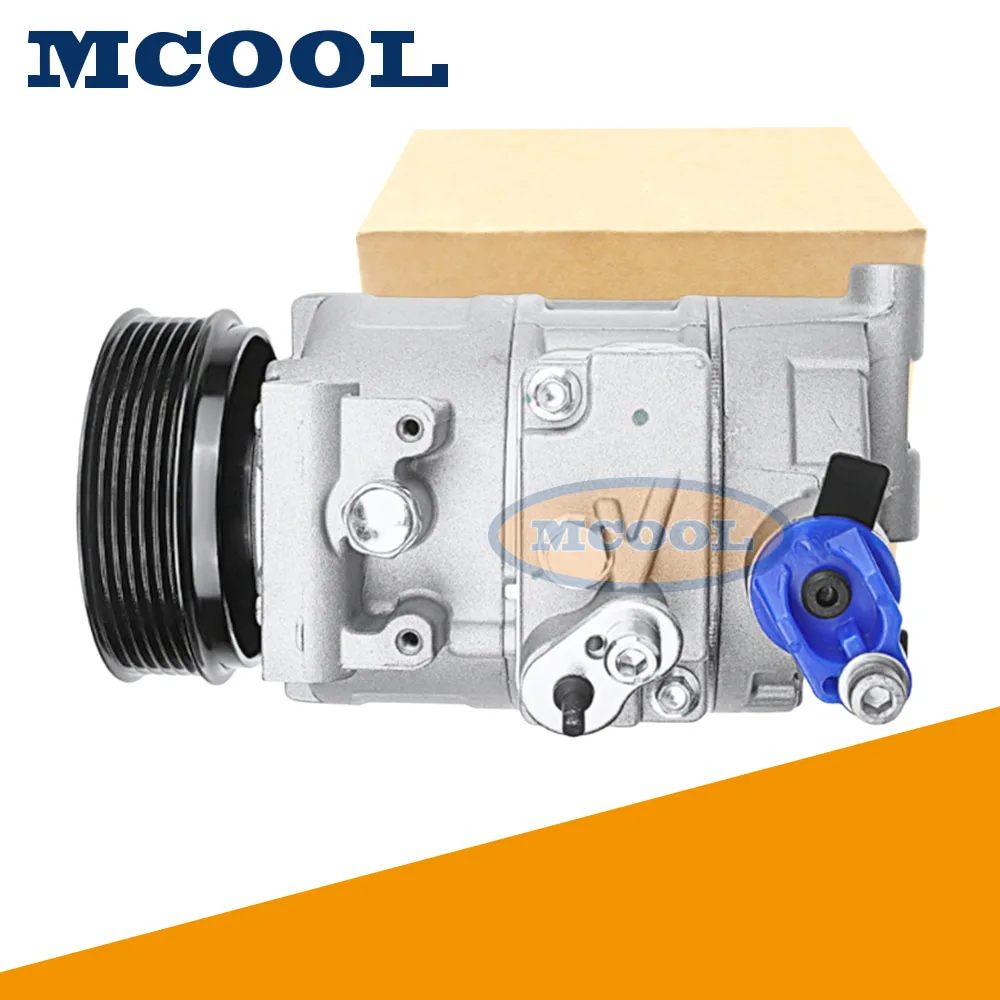 AC Compressor with Clutch For Audi A4 / A4 Quattro L4 2.0L 2006-2010 6ZSE 8E0260805BF 8E0260805BJ 8E0260805BP 6 Grooves