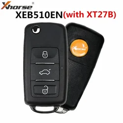 3pcs XHORSE XEB510EN Universal VVDI MINI Key Tool Max Pro Super Remote within XT27B Super Chip for VW Smart Keys