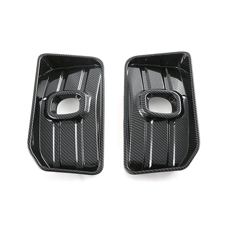 

A96E-For Ssangyong Torres J100 2022-2025 Car Front Fog Lights Lamps Cover Trim Accessories Carbon Fiber