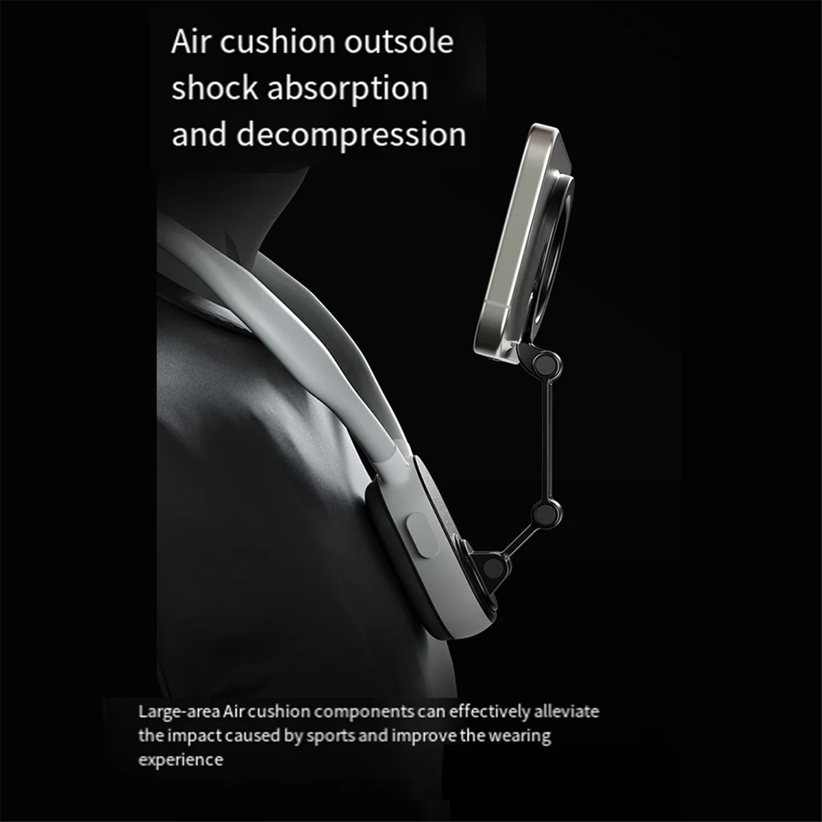 

A689T — силиконовое магнитное быстросъемное крепление на шею для Smart