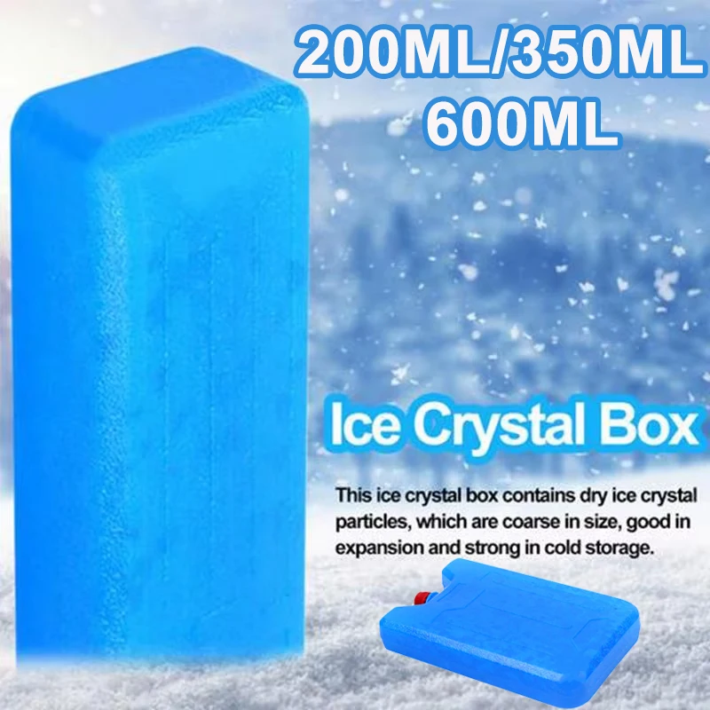 ReusableIce Freezer Pack Refrigerator Ice Blocks Ice Crystal Box Cold Freezer Pack Picnic Fresh Food Cooler Water Injection Box