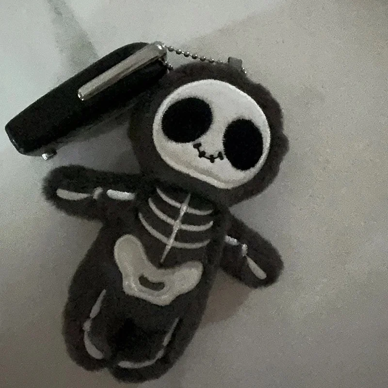 Halloween Fun Skeleton Mummy Plush Toy Pendant Doll Pendant Doll Pendant Keychain Cute Healing Decoration Christmas Gifts