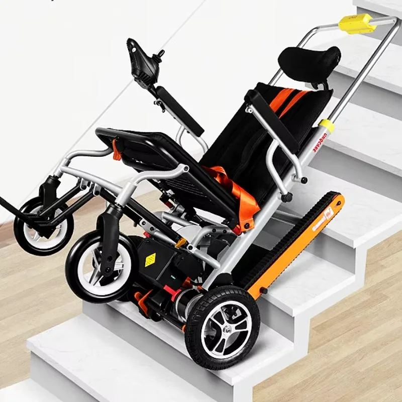 

Handicapped High Quality E Staircase Climber Wheel Chair Foldable Hydraulic Track Electric Stair Climbing
