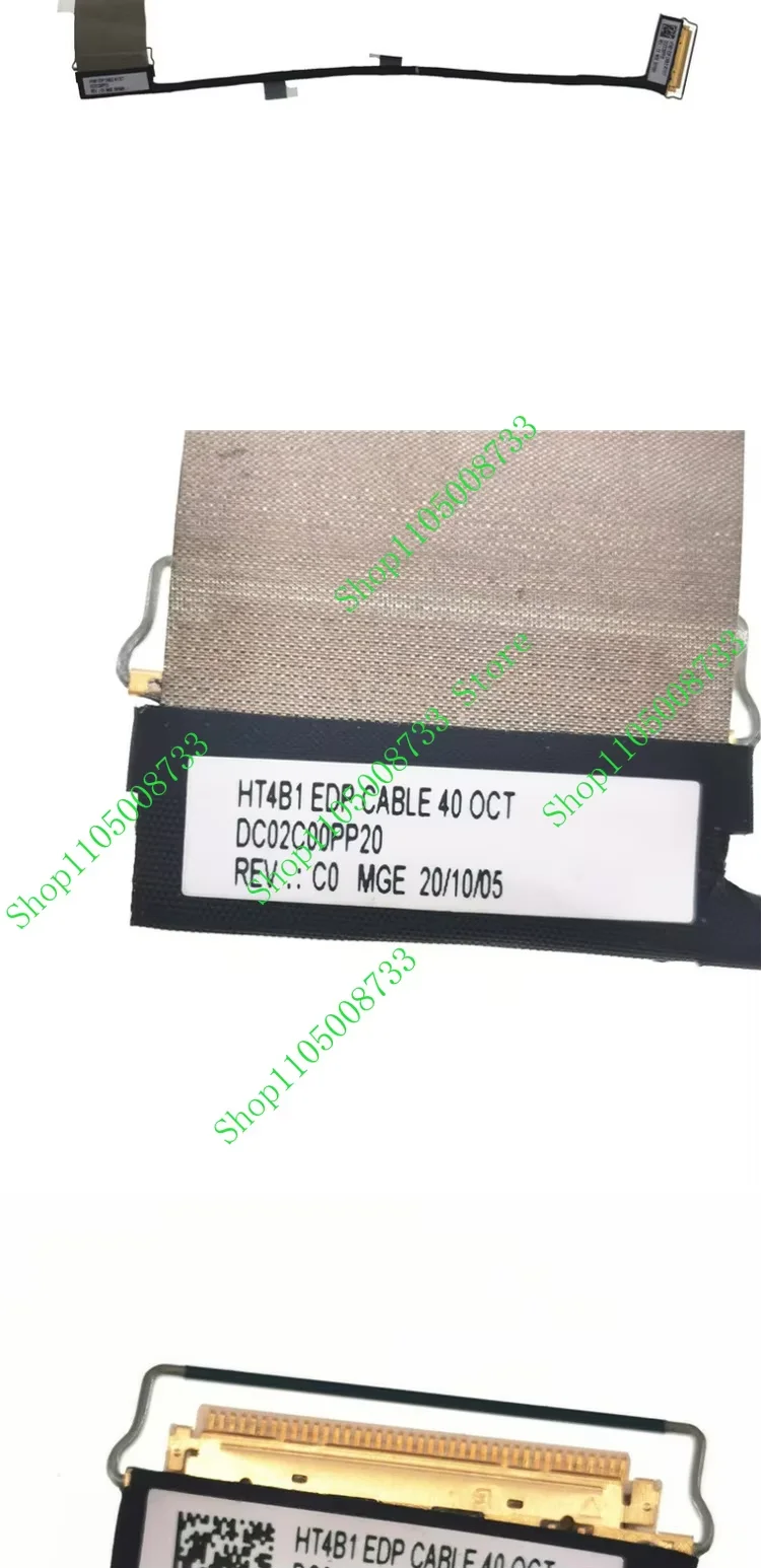 

PJFI LVD LCD Video Ribbon Cables For Lenovo ThinkPad T14S Gen 2 HT4B1 EDP Cable Internal Wiring DC02C00PP10 DC02C00PP20