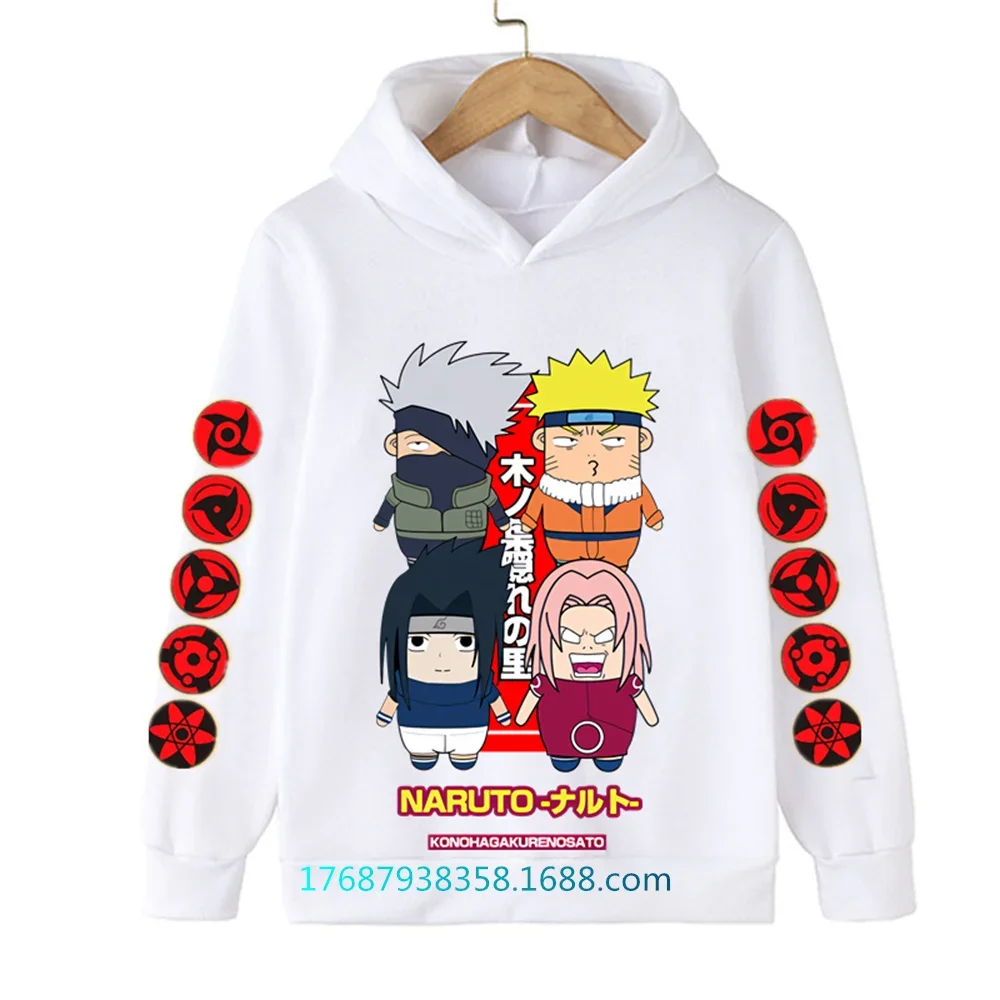 

Hot Anime Naruto Hoodie For Boys Kids Clothes Girls Baby Spring Autumn Sweatshirts Coat Cartoon Clothes Hoodie 2023
