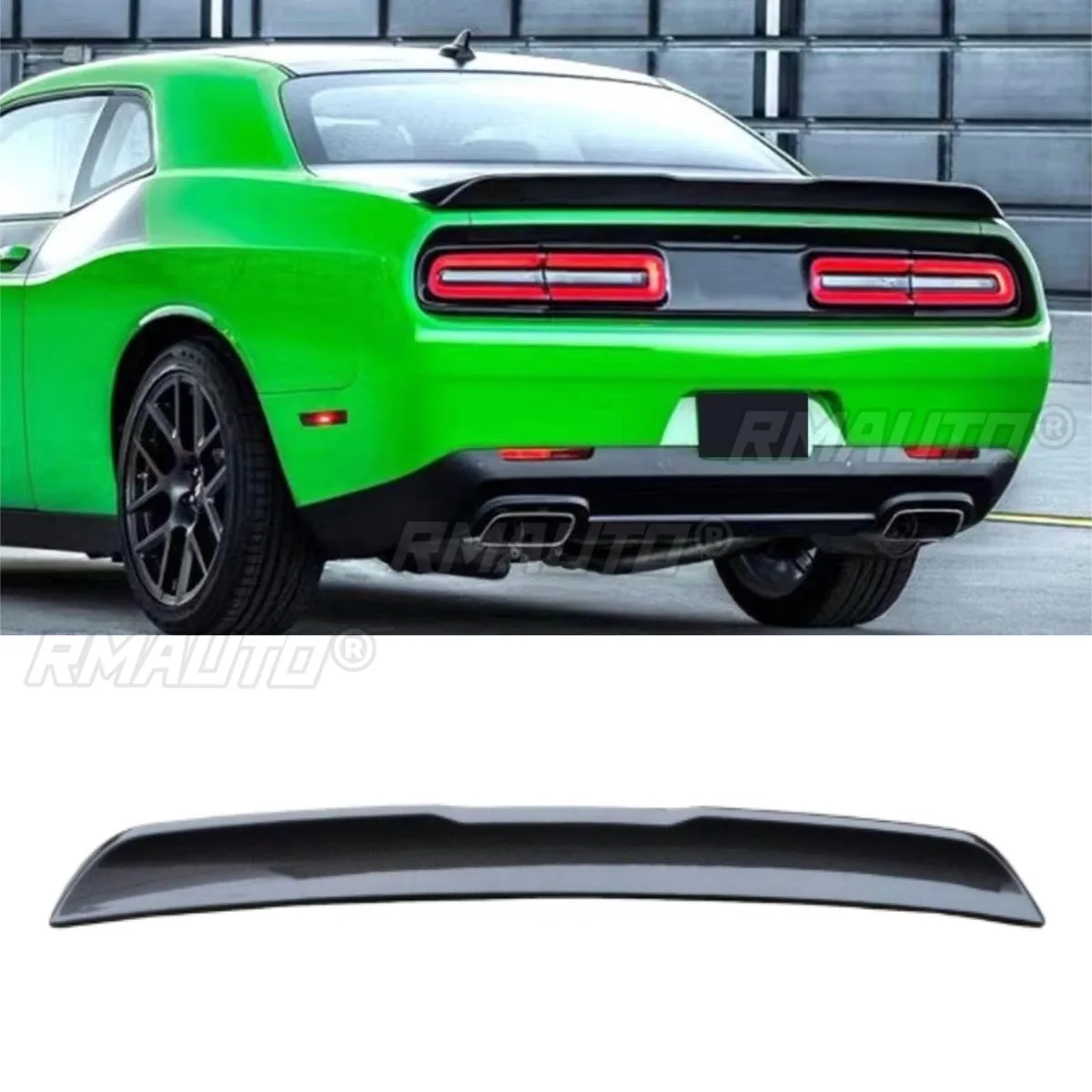 

For Dodge Challenger 2008-2017 Car Rear Trunk Spoiler Wing Modification Part Rear Roof Spoiler Wing Accessories Exterior Part