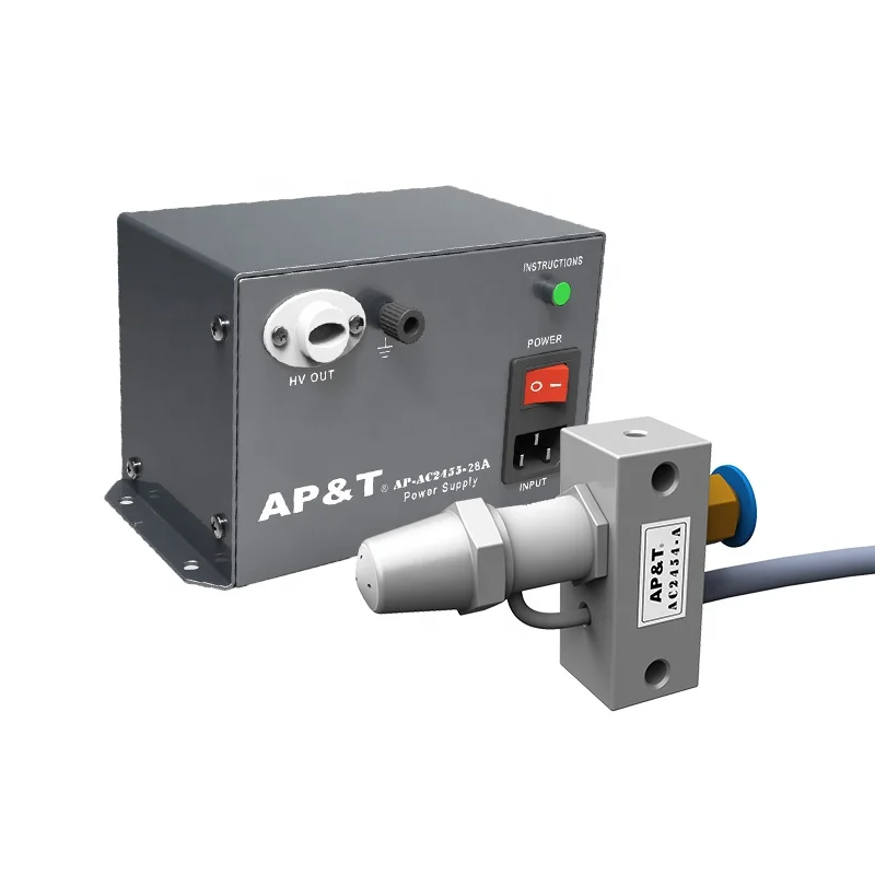 

AP-AC2454-A-2 ESD Safe Ionizer Air Nozzle Negative Ion Wind Machine Workbench Static Eliminator for Office And Home Use