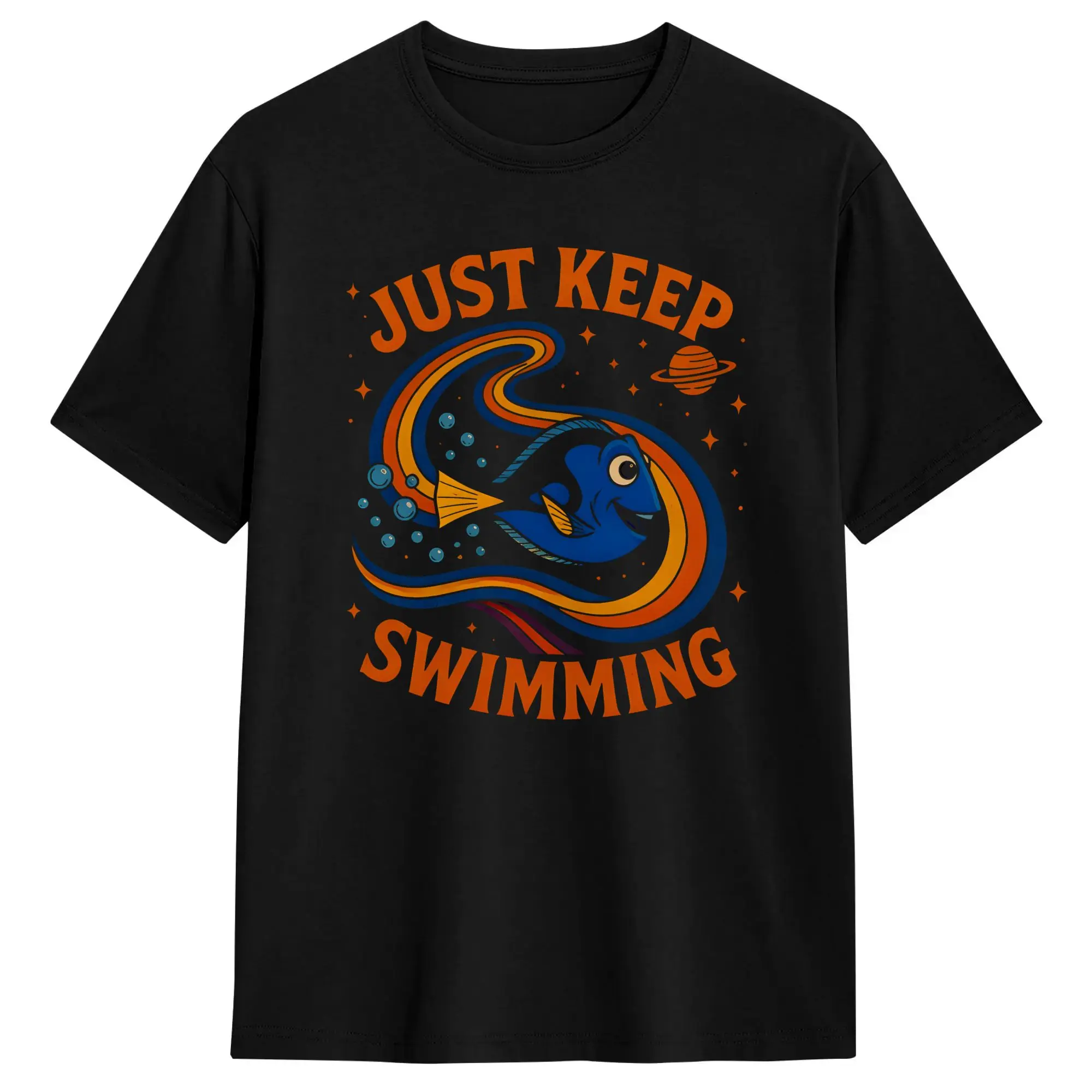 Vintage T Shirt Summer Findings Nemo Hip Hop T-Shirts Just Keep Swimming  Cotton Tshirt for Men's Y2K Fun Cheap Short Sleeve