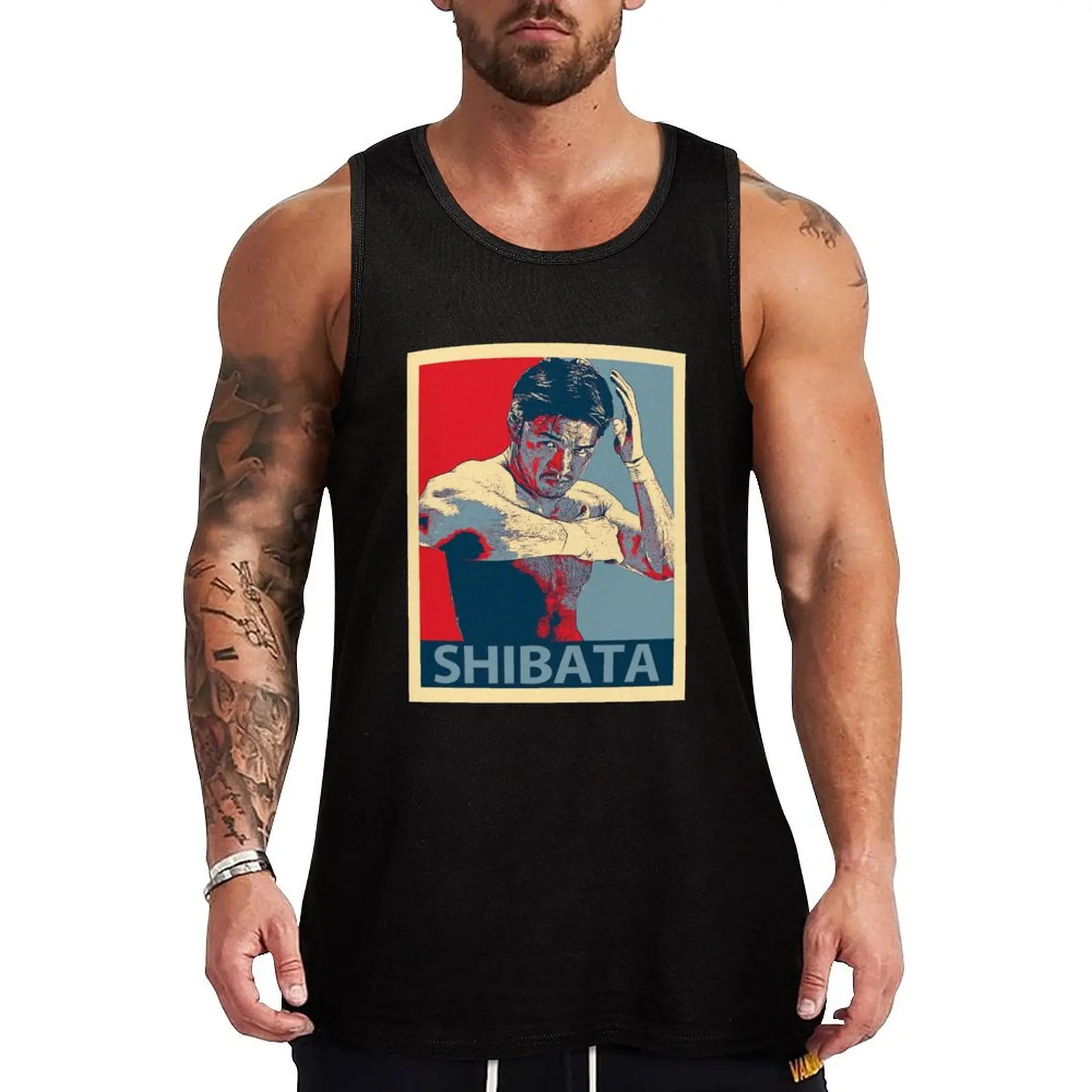 Майка Katsuyori Shibata Мужская, без рукавов, одежда для фитнеса для мужчин