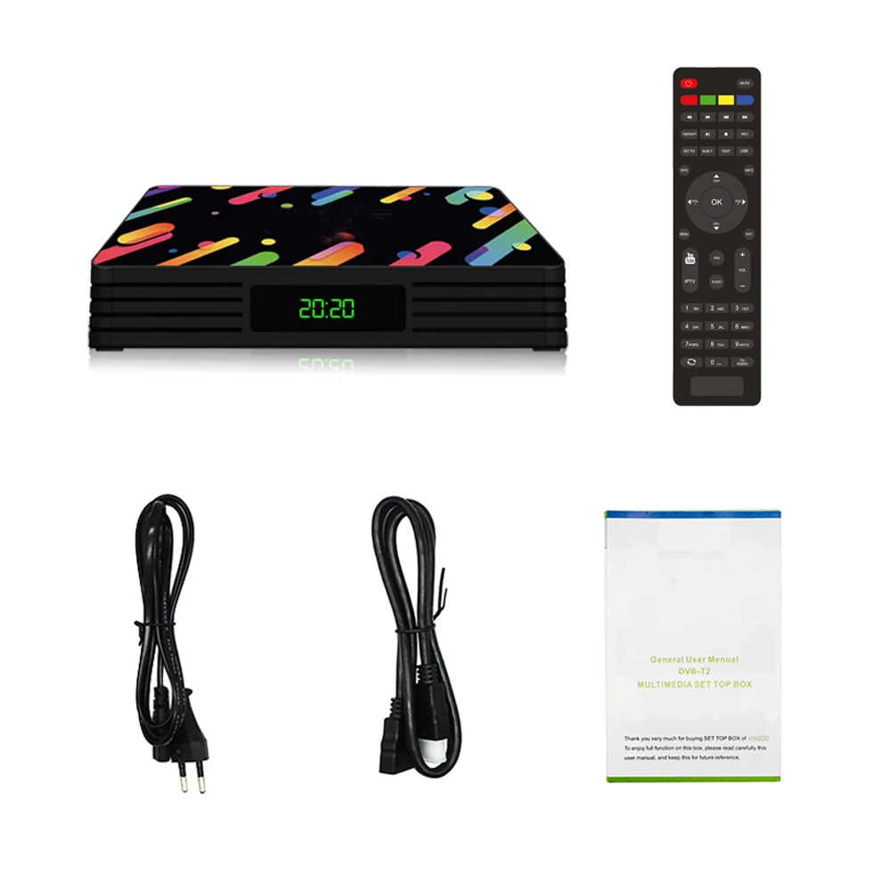 DVB T2 H.265 Hevc 10 비트 TV 디코더 HD 1080P TV 튜너, 지상 수신기 지원, Meecast USB 와이파이 H265 DVB T2 TV 튜너