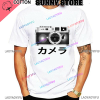 Unisex summer tops Camera T Shirt 2024  Leica classic M8 Japanese Kamera shirt  graphic Top Popular harajuku oversized harajuku