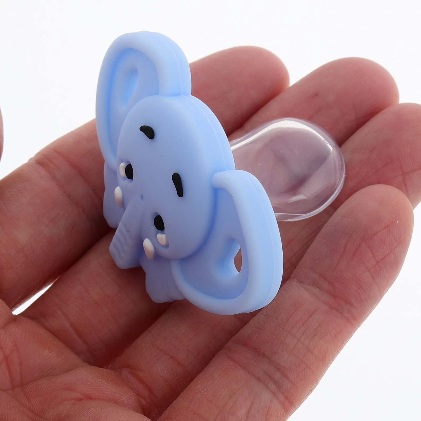 Funny Elephant Pacifier Cute Soother Baby Silicone Pacifiers for Shower Soothing