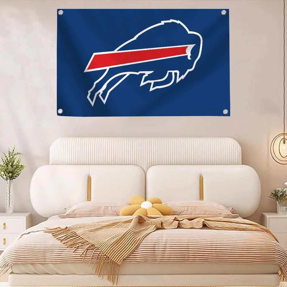 Wall Flag Pride Flag Flag to Hang Flags for Rooms Banner B-buffalo B-bills Funny Flags and Banners Outdoor Decor Room Aesthetic