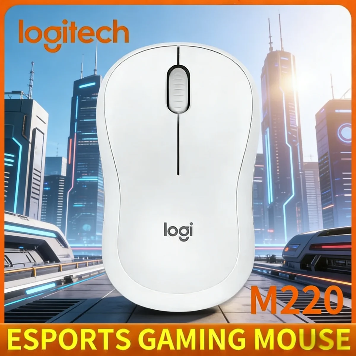 

Беспроводная мышь Logitech M221+ MK245 Silent Plus, бесшумное нажатие, оптический датчик, подходит для ПК, ноутбуков и Mac
