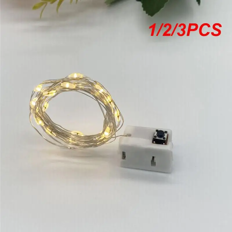 

1/2/3PCS LED String Light Luces Garland Street Battery Powered Fairy Lights Christmas LED For Yard Garden Home Tree Wedding