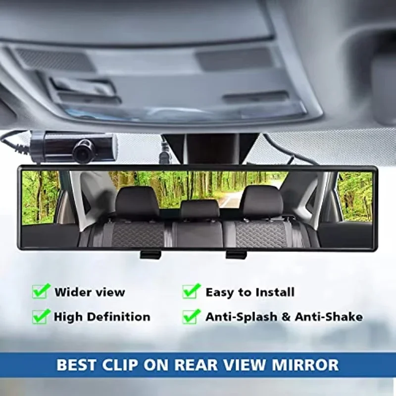 Car Universal HD Wide Angle Rearview Mirror,Convex Anti-Glare Rearview Mirror, Baby Watching Large Field of View Rearview Mirror