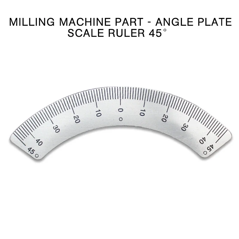 Protractors Milling Machine Part - Angle Plate Scale Ruler 45 Degree Angle Arc M1197 Measuring Gauging Tools