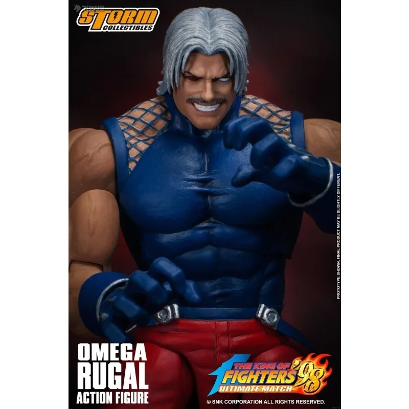 Brand New Spot Goods STORM Original King of Fighters 98 Rugal Anime Action Figure Modelo Brinquedos Modelo Colecionável Presentes para Meninos