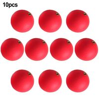 10PCS Portable with Copper Ring Foam Floating Ball 20mm-30mm Foam Buoyancy Balls Yellow /Red Buoyancy Fishing