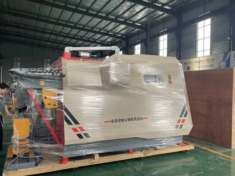 Automatic Rebar Bending Machine with Straightening Cutting Cnc Spiral Steel Bar Bender for 4-12 mm Stirrup Bending Machine