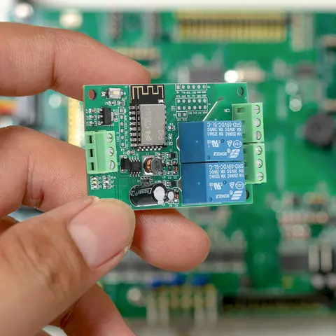 ESP8266 WIFI Trådlös Smart Relämodul ESP-12F Utvecklingskort Dubbelkanalig DC 5V 10A PCB Relämodul Baserad på Arduino 10 best sales ESP-relä - №5