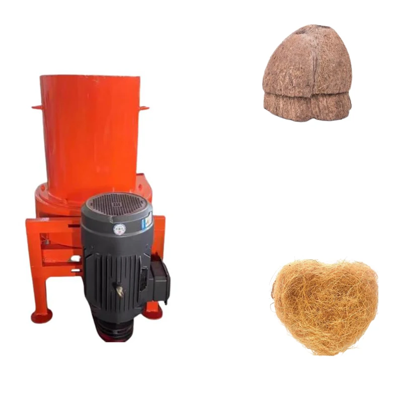 Old Waste Coconut Shell Crusher Shredder Grinder Dry Fiber Separating Machine with Core Motor Efficient Crushing and Grinding