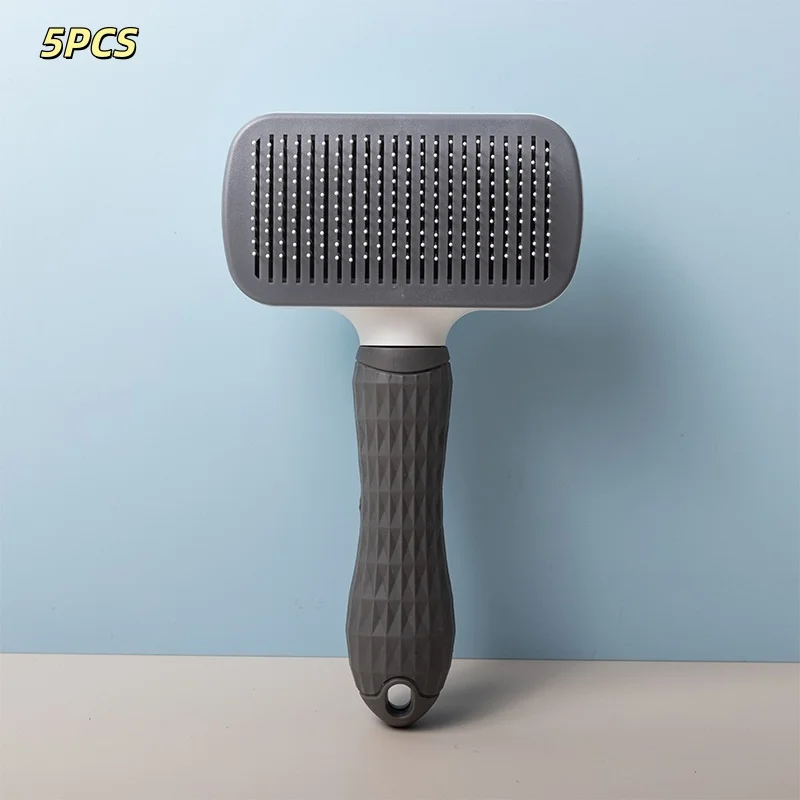Pet Dog Brush Cat Comb Self Cleaning Pet Hair Remover Brush For Dogs Cats Grooming Tools Pets Dematting Comb Dogs Accessories, image 8