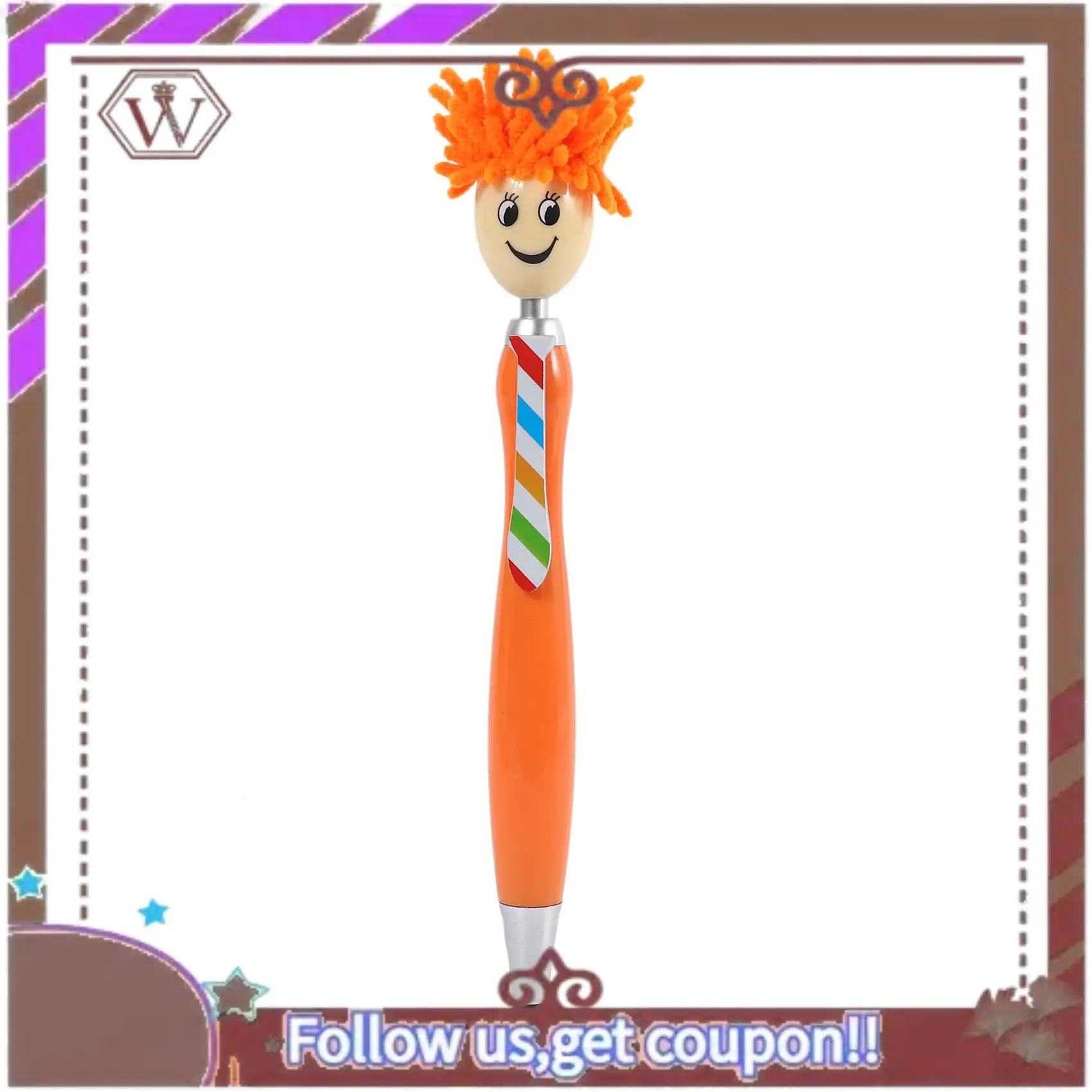 ABBG-10 Pieces Mop Topper Pens Screen Cleaner Stylus Pens 3-In-1 Stylus Pen Duster For Kids And Adults