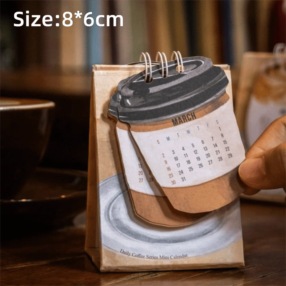 ملحق وظيفي صغير الحجم 2026 أجندة مكتبية /رزنامة مكتبية تصميم جمالي محمول مكتب التقويم الجدول الزمني علامة جدول مخطط المدرسة