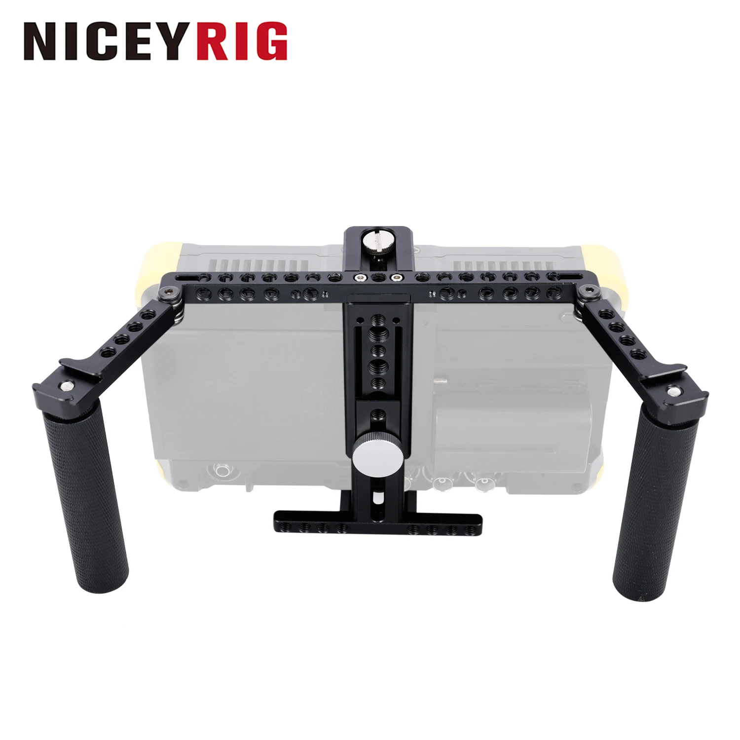 

NICEYRIG Directors' Monitor Cage for LCD Monitor 5’’ to 7’’ Wireless Monitoring Handheld Shooting Kit with Adjustable Handles