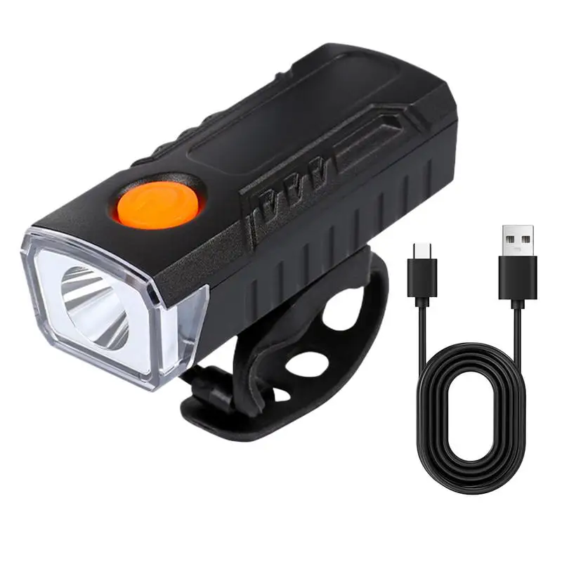 Bicycles Front Headlight Sturdy Cycling Lights Built-in Battery Multiple Lighting Modes Cycling Headlight For Road Bikes