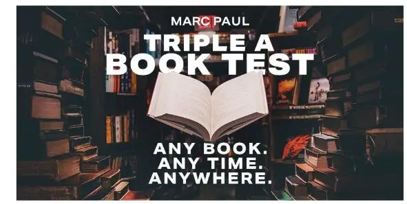 Alakazam Academy A.C.T.S of Mentalism by Marc Paul (2 Day Set) / Triple A Book Test,Magic Tricks