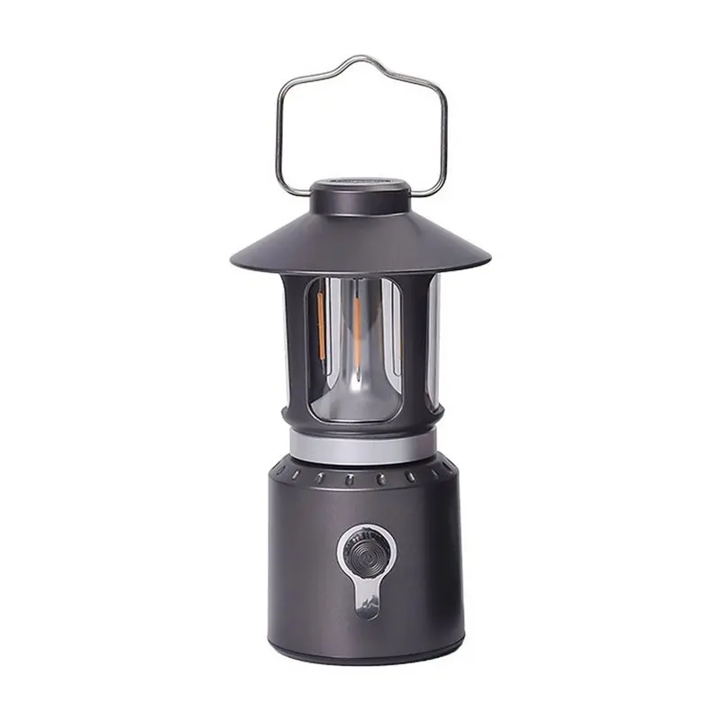 SOFT-Camping Lantern With 8000Mah Battery& Telescopic Design, 3 Light Modes Waterproof