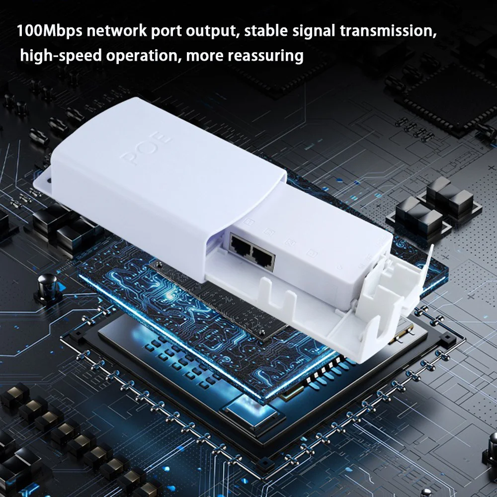 Waterproof 2 Port POE Extender 10/100Mbps 1 to 2 POE Repeater 12V Outdoor 250Meters with IEEE802.3af/at for POE Switch IP Camera