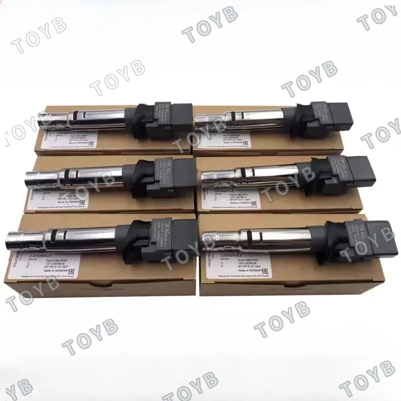 6Pcs Ignition Coils For Audi A3 Q7 TT Quattro Porsche Cayenne VW CC Passat Golf Touareg Phaeton Skoda Superb 022905100B UF531