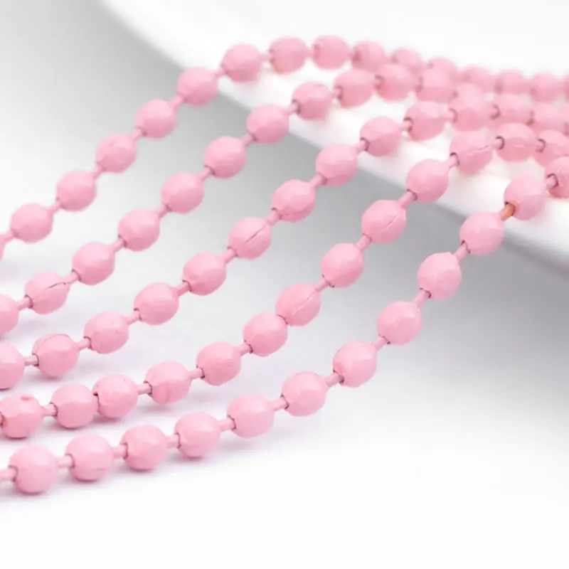 5 Meters 1.5MM 2MM 2.4MM Iron Ball Bead Antique Bronze Necklace Chains Diy Accessories Jewellery Making Rosediy Official Website