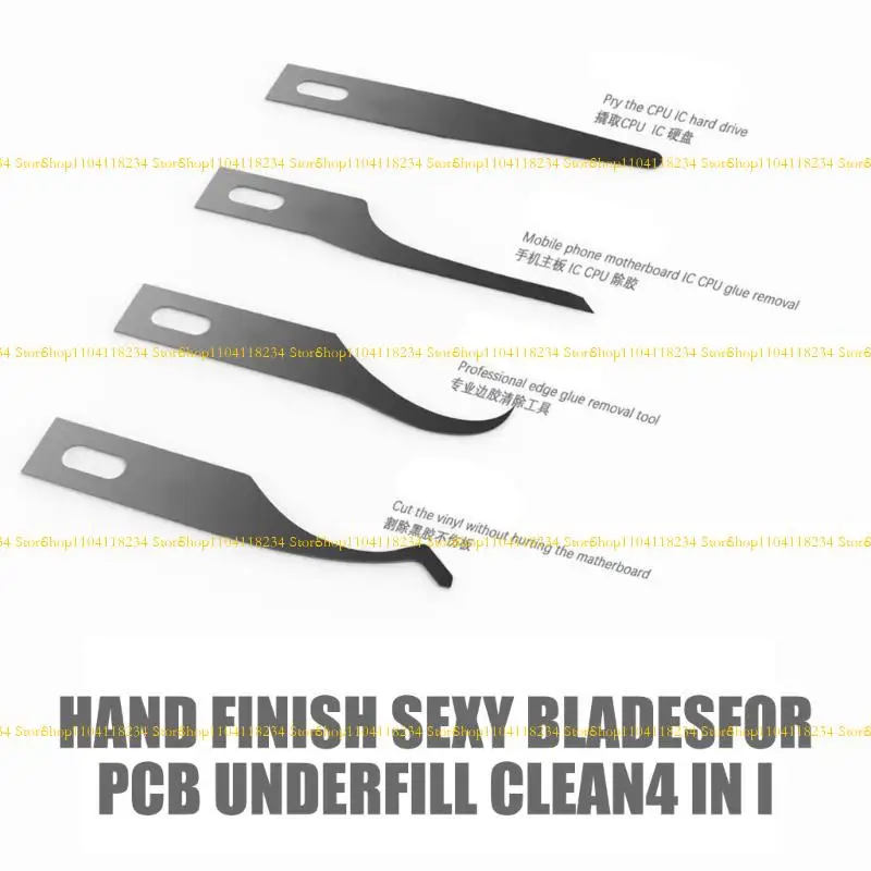 

P9FB 4 в 1 снятие чипа и набор инструментов скребков для электронного ремонта