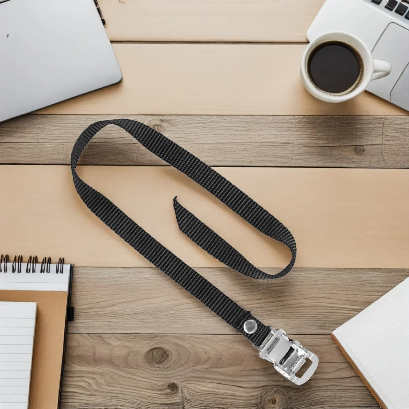 

10Pcs Bike Pedal Straps Adjustable Sturdy Metal Alloy Anti-Slip Universal Fit for Cycling Training Exercise Bikes Mountain Bikes