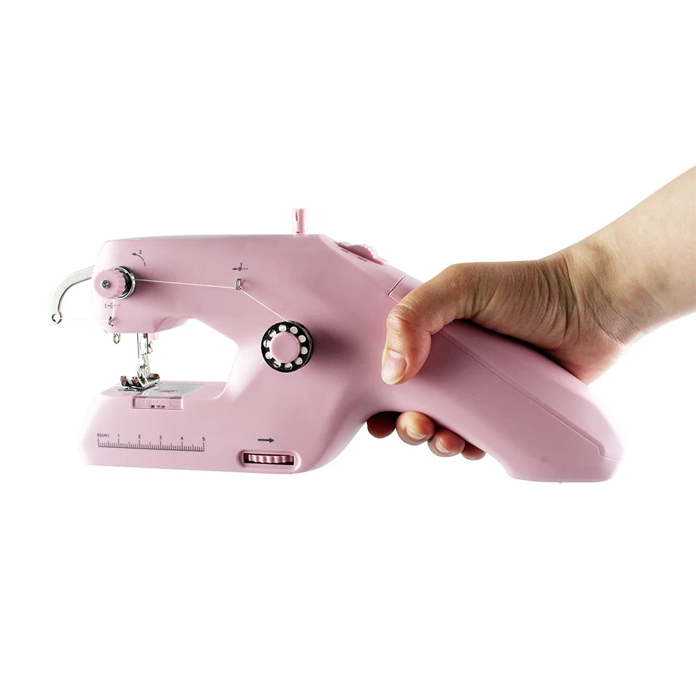 1 Set Beginner Handheld Sewing Machine Semi automatic Desktop Sewing Machine Clothing Patch Equipment Household Sewing Machine