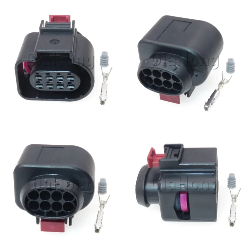 1 Set 8 Ways AC Assembly Automobile Wire Harness Socket 4H0973714B Auto Waterproof Connectors Car Lane Change Auxiliary Plug