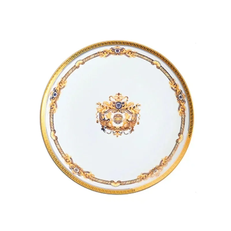 European Ceramic Plate Creativity Home Steak Dinner Plates Ancient Greece Elegant Pattern Decorate Restaurant Dining Table Decor
