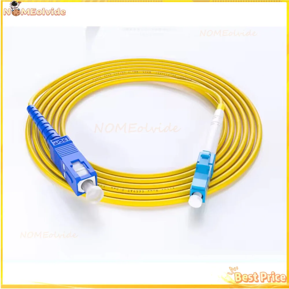 10PCS 1M Patch Cord Cable LC UPC-SC UPC Singlemode Simplex LC-SC UPC 2.0Mm Or 3.0Mm FTTH Fiber Optic Jumper Cable