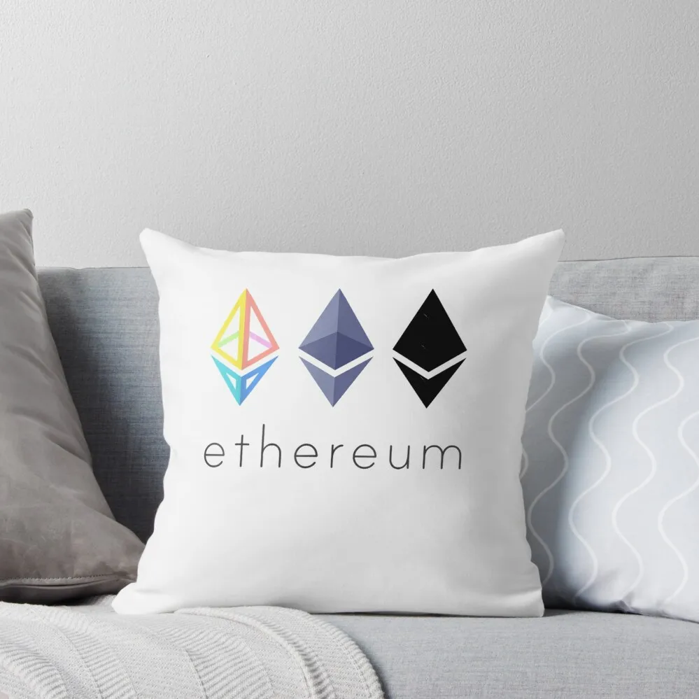 

Ethereum ETH Coin Throw Pillow luxury home accessories autumn decoration Decorative Cushion Cover pillow