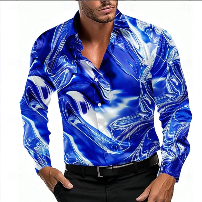 

Мужская рубашка с длинным рукавом на пуговицах, весна-лето, повседневная рубашка с 3D принтом листьев и цветов черепа, модная удобная рубашка с длинным рукавом