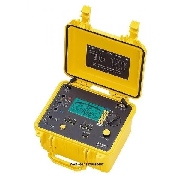 Chauvin Arnoux C.A 6545 Digital Megaohmmeter 50-5000 Vdc Electronic Measuring Instrument