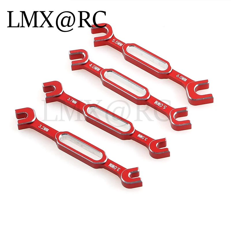 4Pcs Wrench 3/3.2/3.5/3.7/4/5/5.5/6mm Turnbuckle Nut Ball End Joint Remover Universal Tool For RC Car Drone Boat