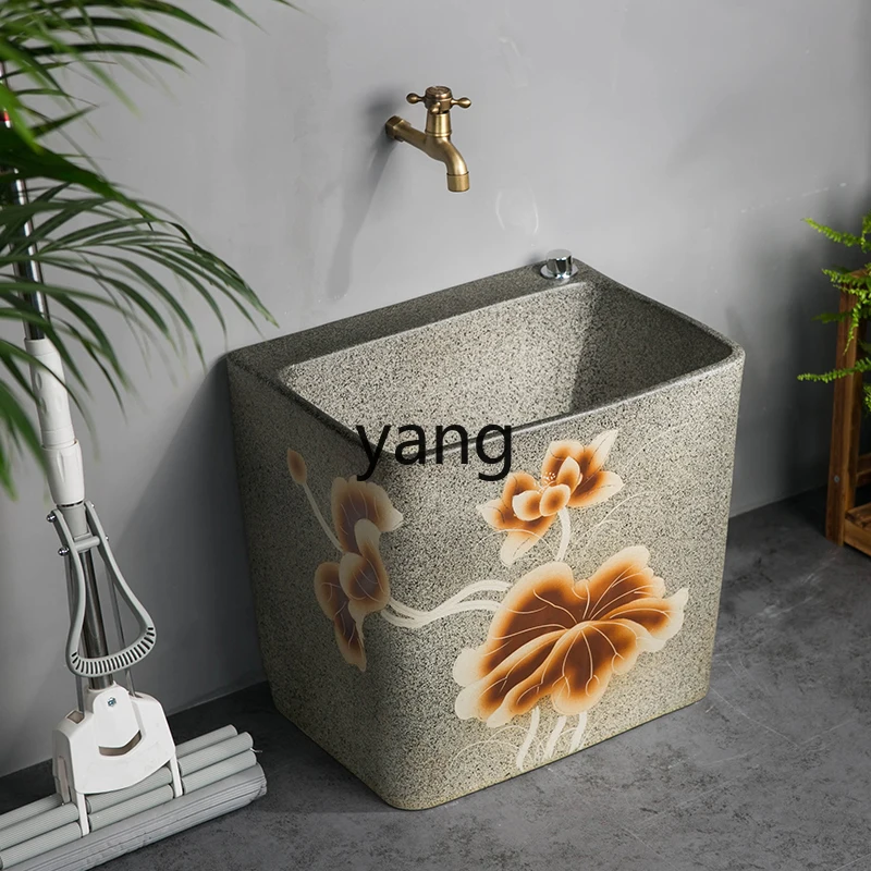 LTT شرفة ممسحة حمام سباحة حوض ممسحة سيراميك حوض حمام سباحة منزلي في الهواء الطلق #4